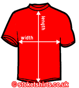 Size guide for Men's t Shirt