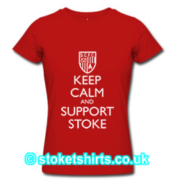 Women's Keep Calm Support Stoke