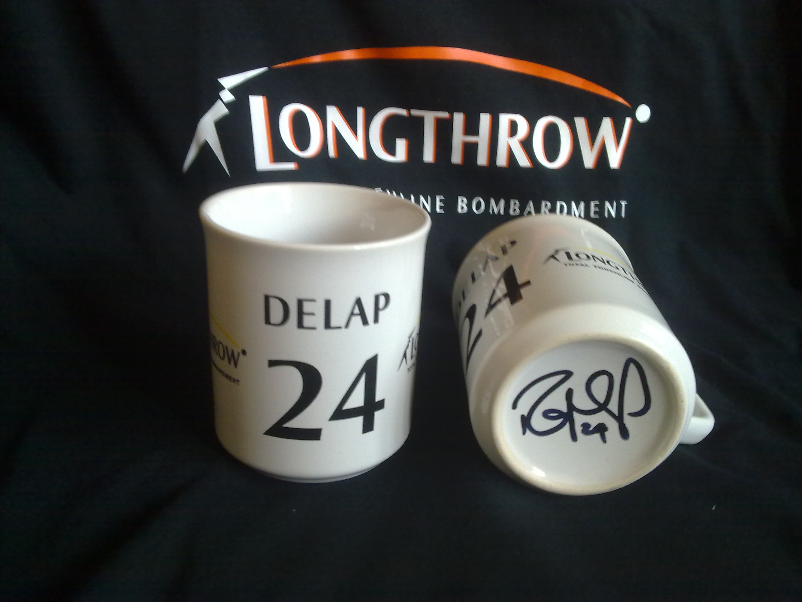 Stoketshirts.co.uk Longthrow Mug Signed by Rory Delap