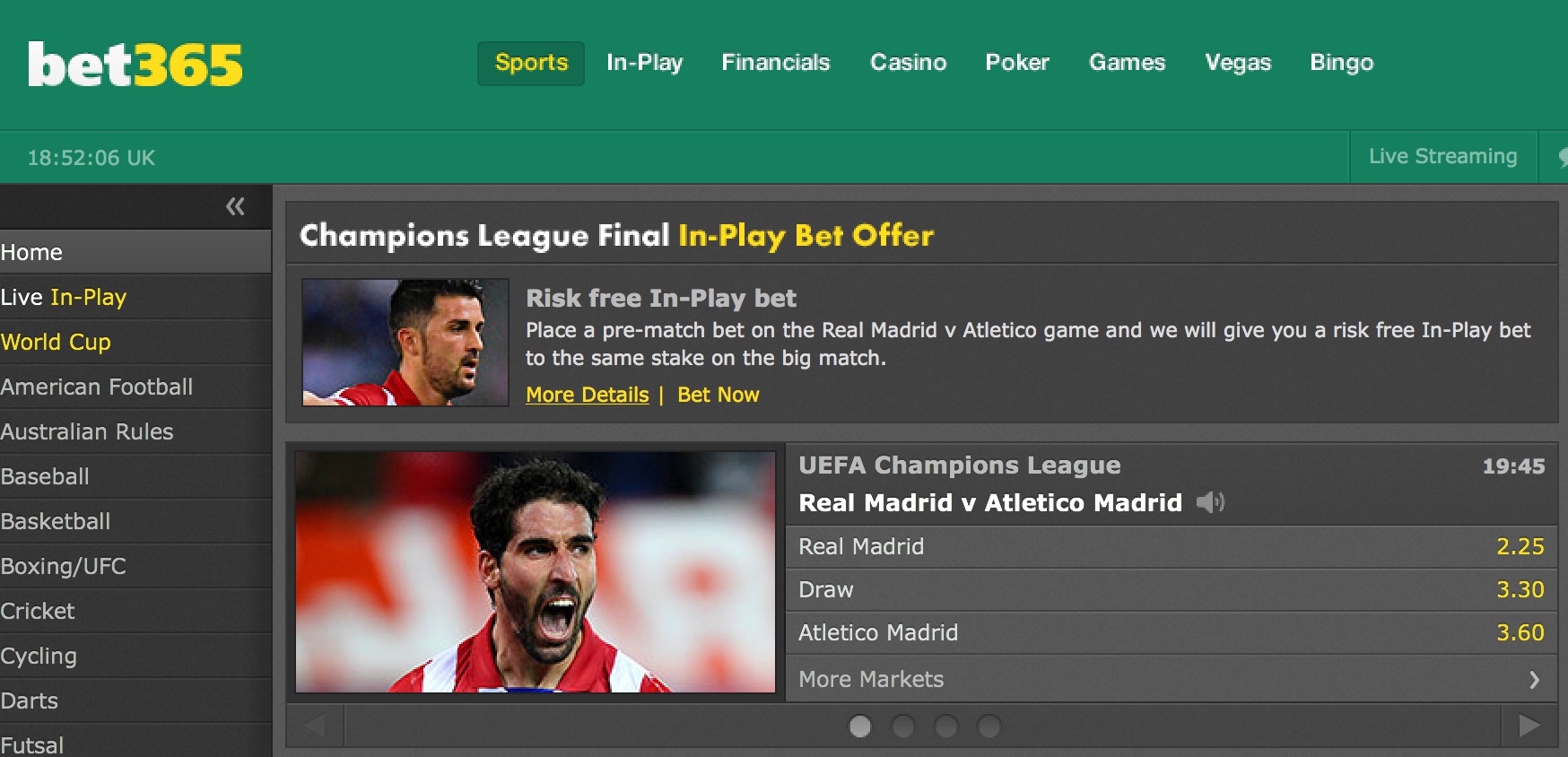 How to Complete the Bet365 £50 In-Play Offer